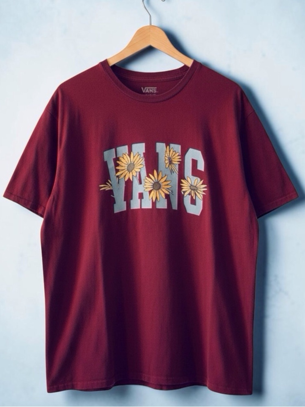 Vans Nature Is Healing Graphic Tee Burgundy Men’s Large